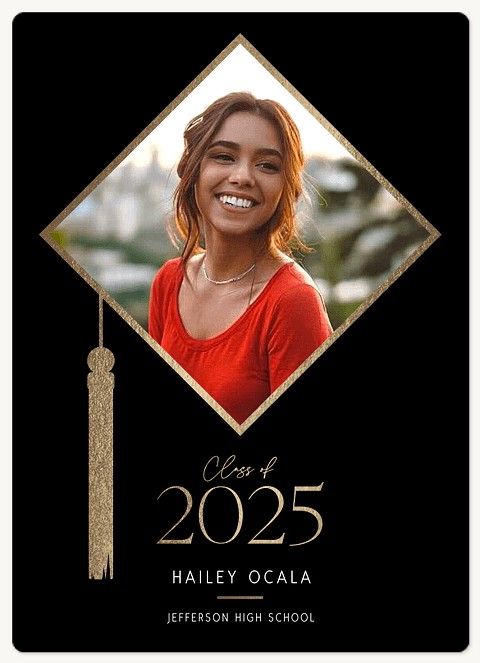 Golden Cap Graduation Cards