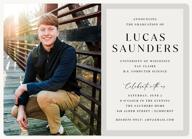 Classic & Clean Graduation Cards