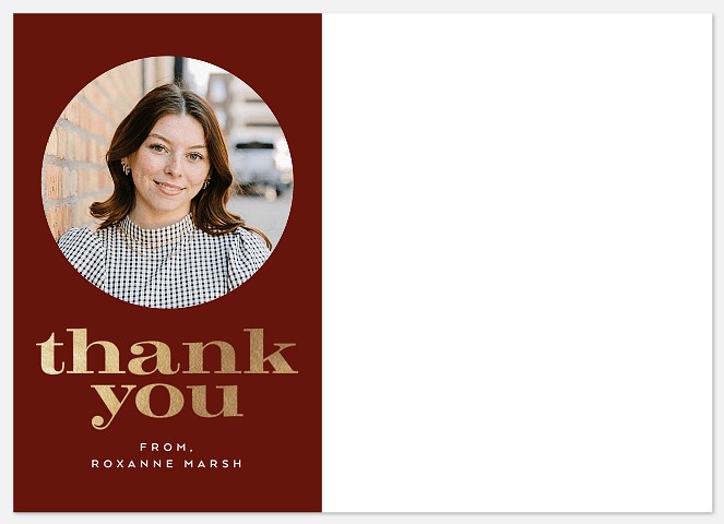 Bold & Gold Thank You Cards 