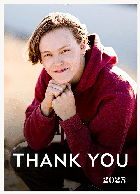 Magazine Set Thank You Cards 
