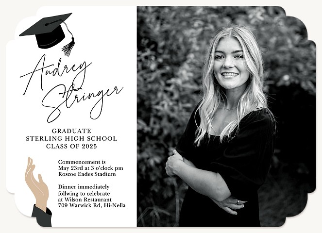 Tossing Upward Graduation Cards