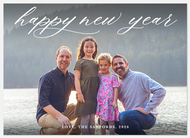 This Simple Phrase Holiday Photo Cards