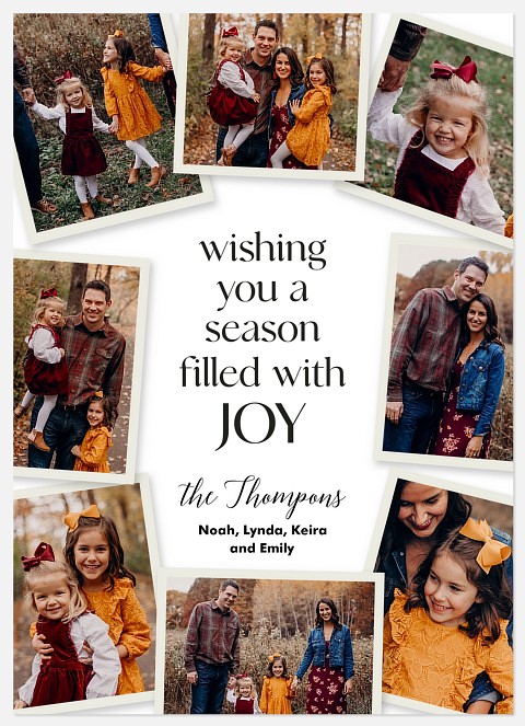 Joyful Collection Holiday Photo Cards
