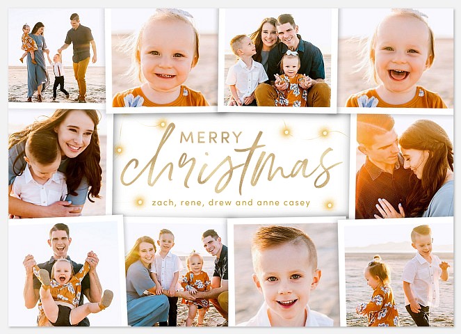 Shining Memories Holiday Photo Cards