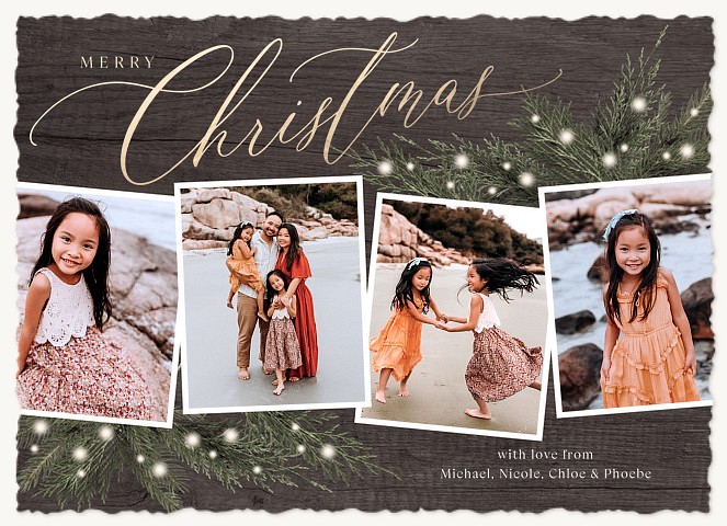 Cozy Tradition Personalized Holiday Cards