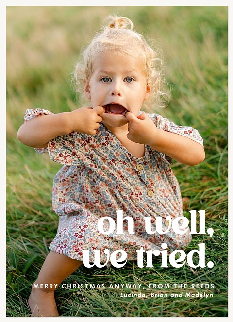 We Tried Personalized Holiday Cards