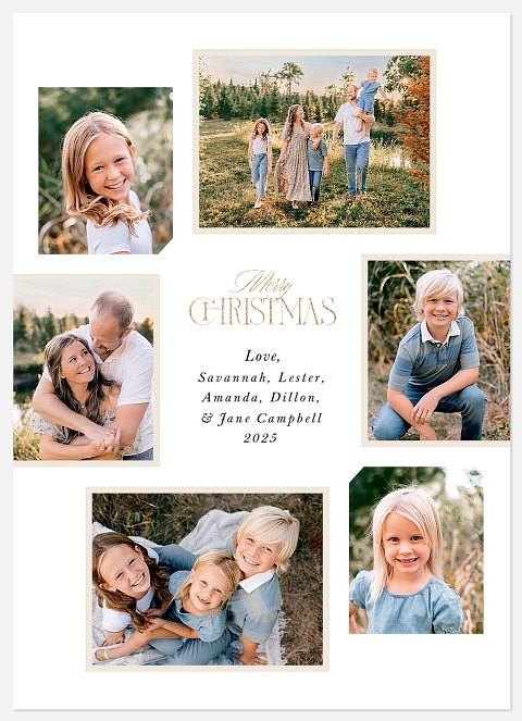 Simplicity Holiday Photo Cards