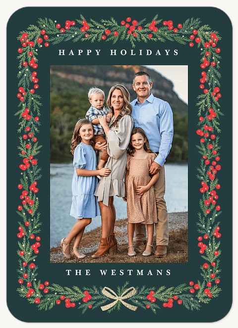 Holiday Trimmings Personalized Holiday Cards