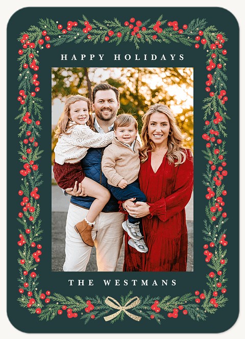 Holiday Trimmings Personalized Holiday Cards