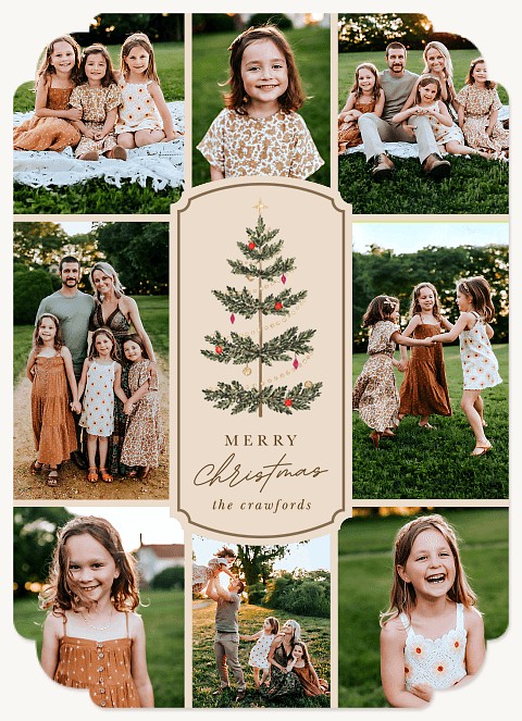 The Centerpiece Tree Personalized Holiday Cards