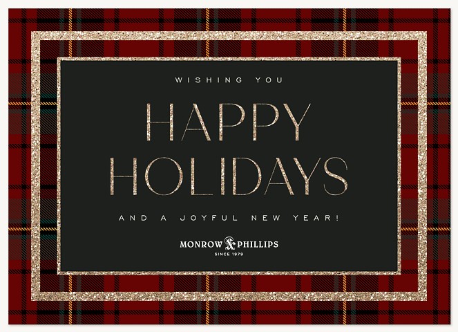 Glitter & Glam Business Holiday Cards