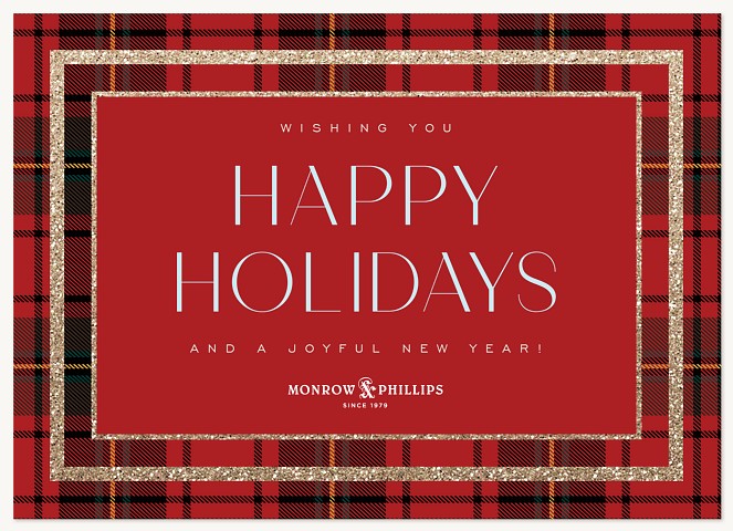 Glitter & Glam Business Holiday Cards