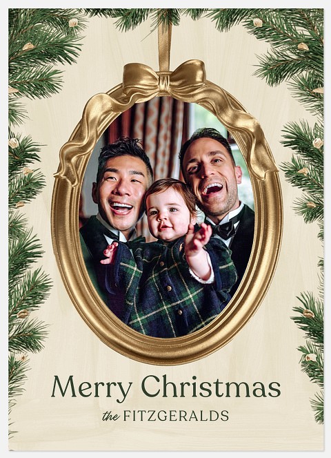 Ornament Memento Holiday Photo Cards