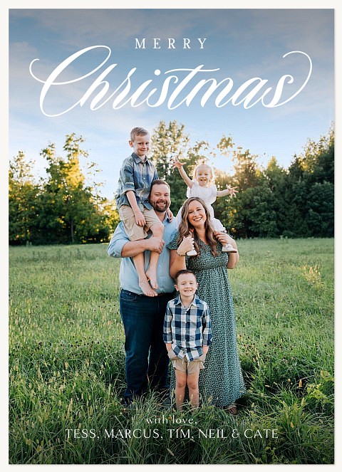 Top Message Personalized Holiday Cards