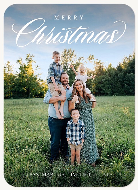 Top Message Personalized Holiday Cards