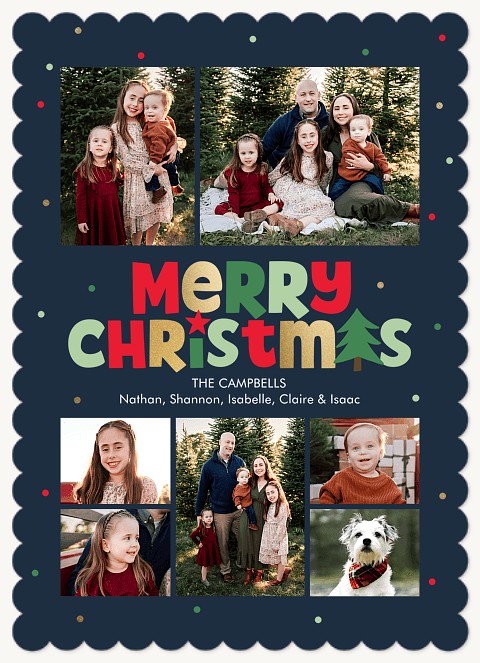 Playful Tidings Personalized Holiday Cards