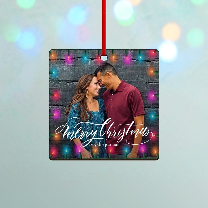 String Light Glow Custom Ornaments