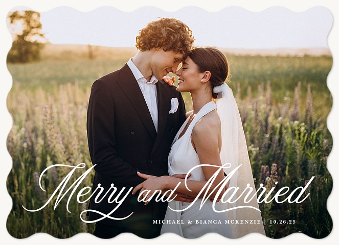 Holiday Romance Personalized Holiday Cards