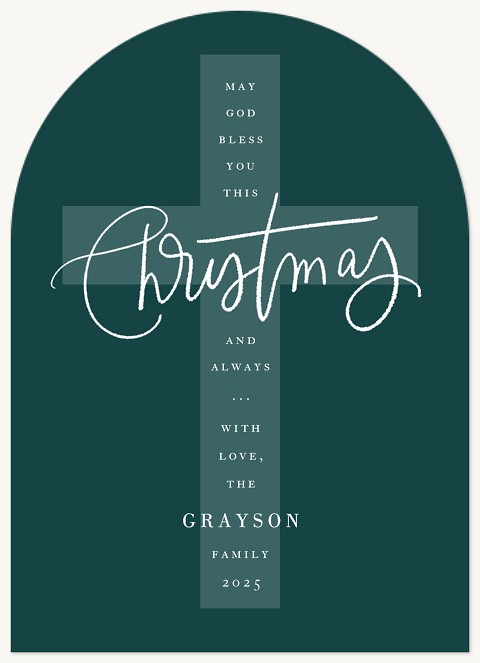 Elegant Regalia Personalized Holiday Cards