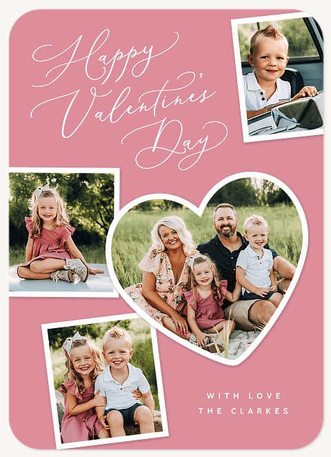 Love in Script Valentines Cards