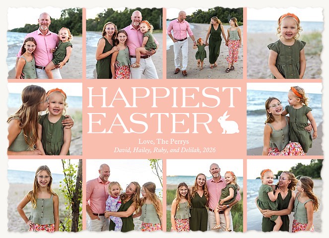 Bunny Mosaic Easter Cards