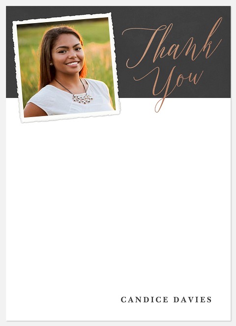 Senior Scrapbook Thank You Cards 