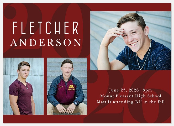 Stacked Tall Graduation Cards