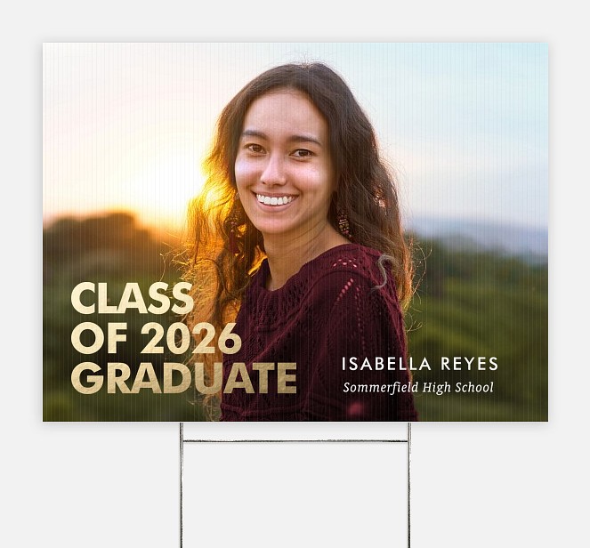 Bold Statement Graduation Yard Signs