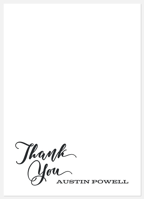 Chalkboard Class Thank You Cards 