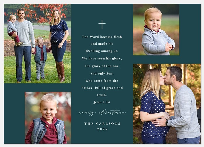 Favorite Scripture Holiday Photo Cards