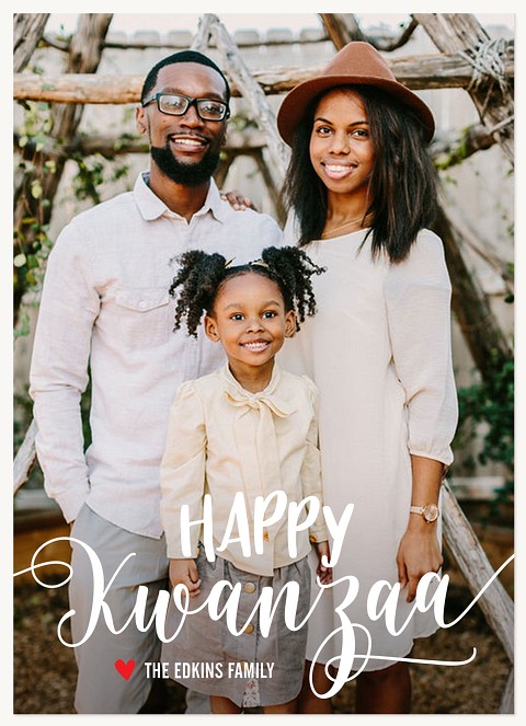 Swirly Kwanzaa Kwanzaa Cards