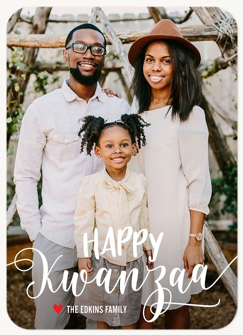 Swirly Kwanzaa Kwanzaa Cards