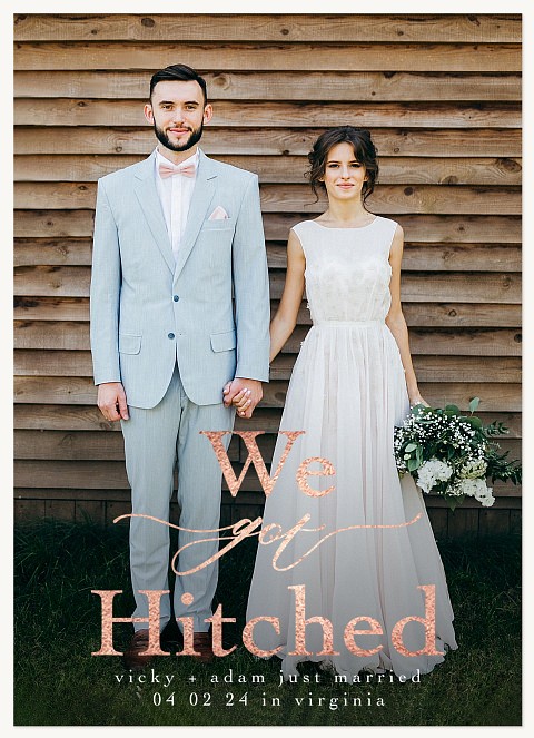 Script Inbetween Wedding Announcements