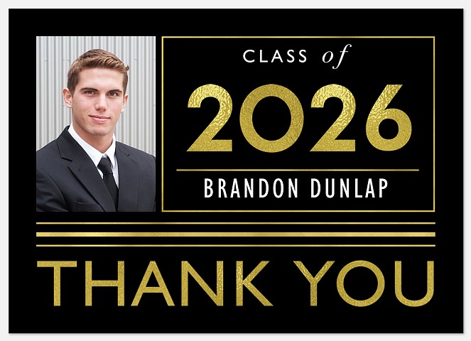 Boldly Modern Thank You Cards 