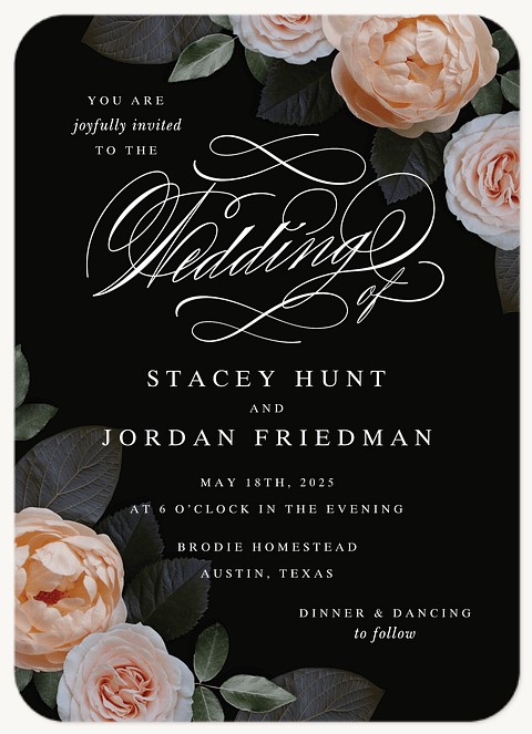 Studio Floral Wedding Invitations