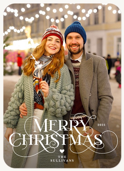 Swashed Elegance Christmas Cards