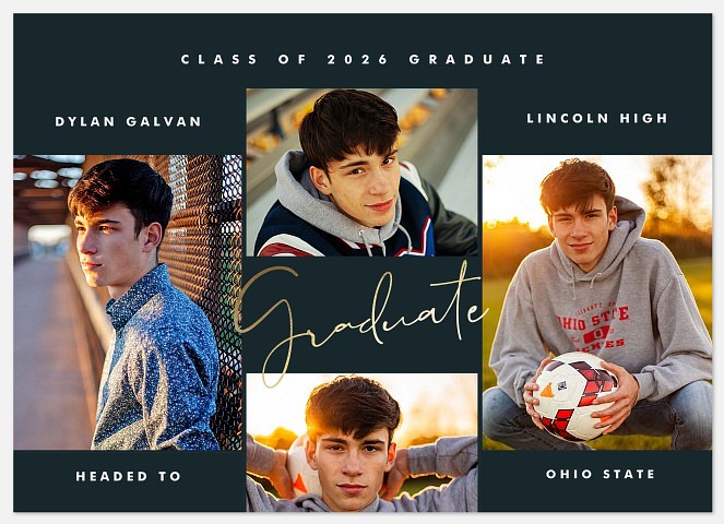 Modern Grad Gallery Graduation Cards