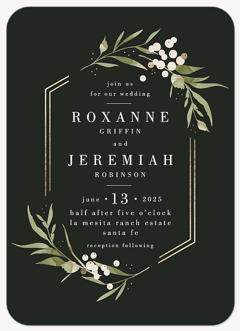 Sonoma Valley Wedding Invitations