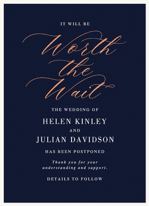 Worth The Wait Change the Date Cards