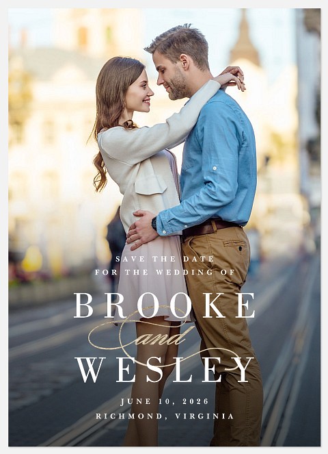 Unconditional Love Save the Date Photo Cards