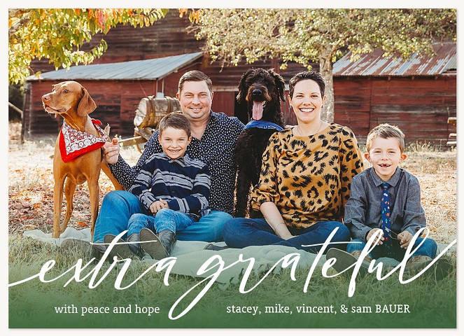 Extra Grateful Thanksgiving Cards