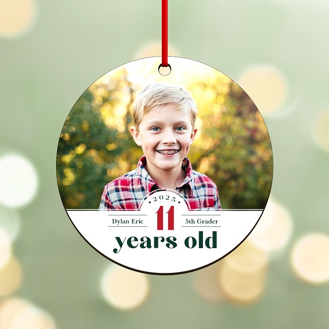 Wonderful Years Personalized Ornaments