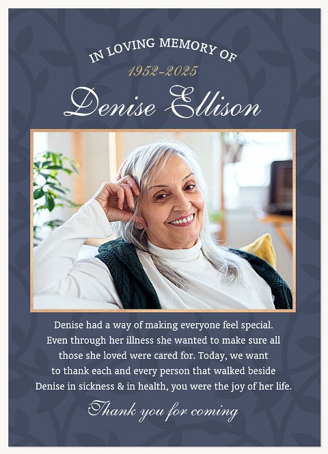 Loving Memory Memorial & Sympathy Cards