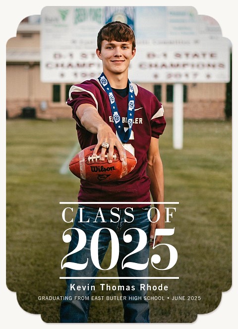 Front & Center Graduation Announcements