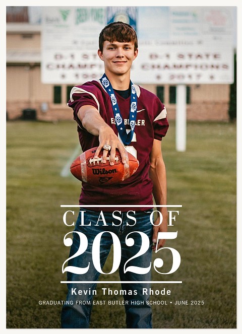 Front & Center Graduation Announcements