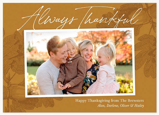 Abundant Blessings Thanksgiving Cards