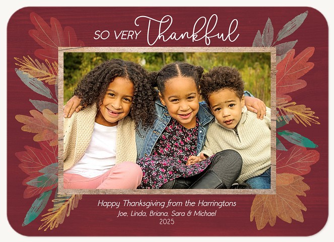 Fall Bouquet Thanksgiving Cards