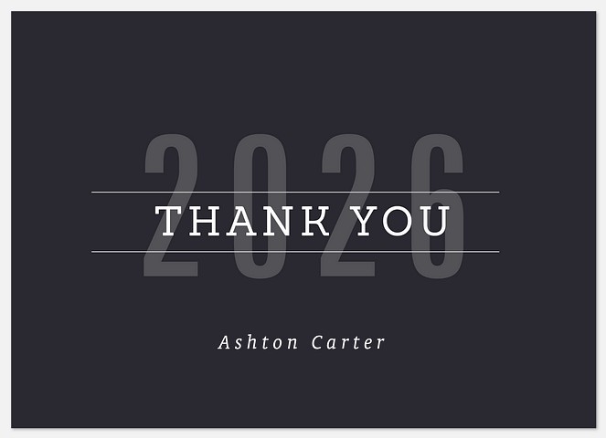 Bold Statement Thank You Cards 