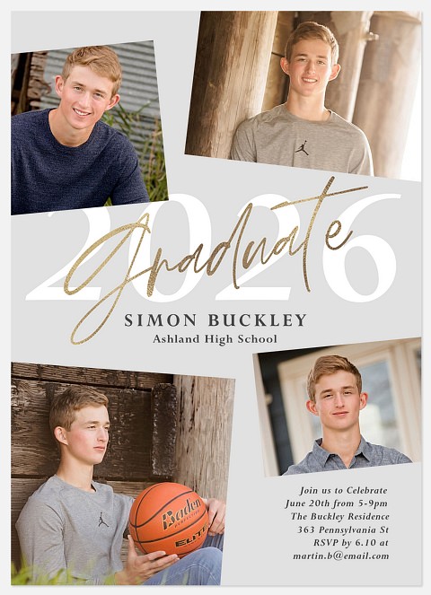 Layered Graduate Graduation Cards