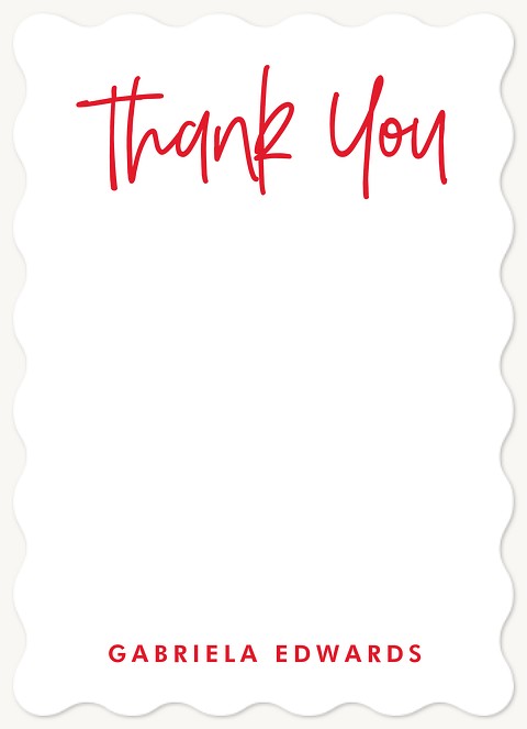 Signature Move Thank You Cards 